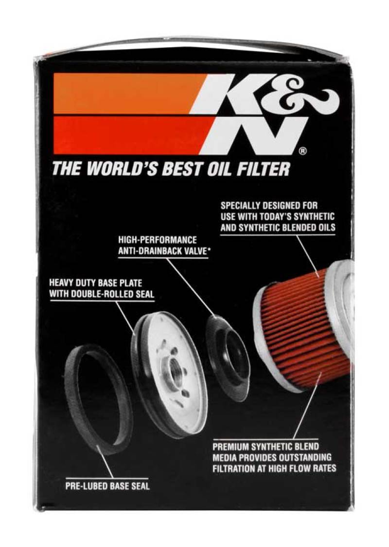 K&N Arctic Cat 2.688in OD x 3.344in H Oil Filter - Blais Performance Parts