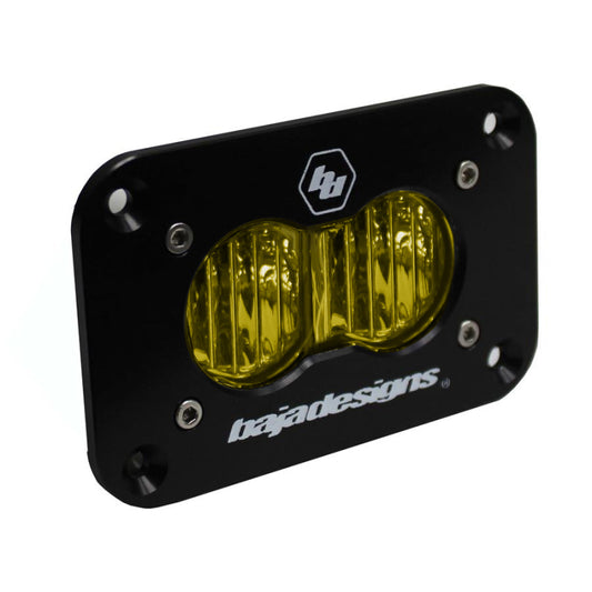 Baja Designs S2 Wide Cornering Sport Flush Mount LED - Amber - Blais Performance Parts