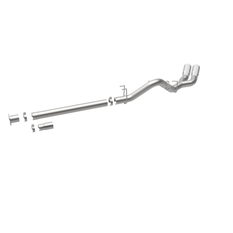 MagnaFlow 08-17 Ford F-250/F-350/F-450 4.6L/6.7 DPF-Back SS 4in Dual Single Passenger Side Rear Exit - Blais Performance Parts