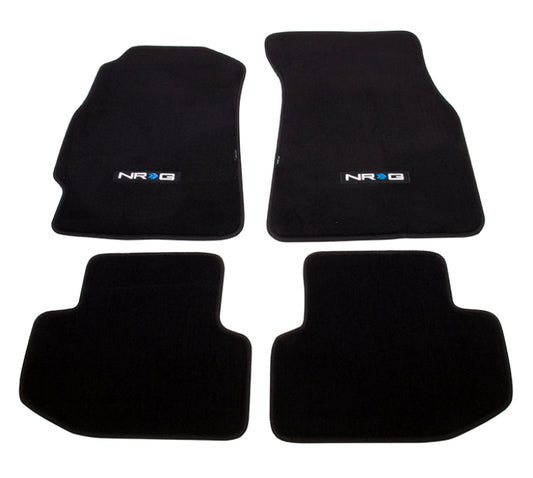 NRG Floor Mats - 94-01 Acura Integra (NRG Logo) - 4pc. - Blais Performance Parts