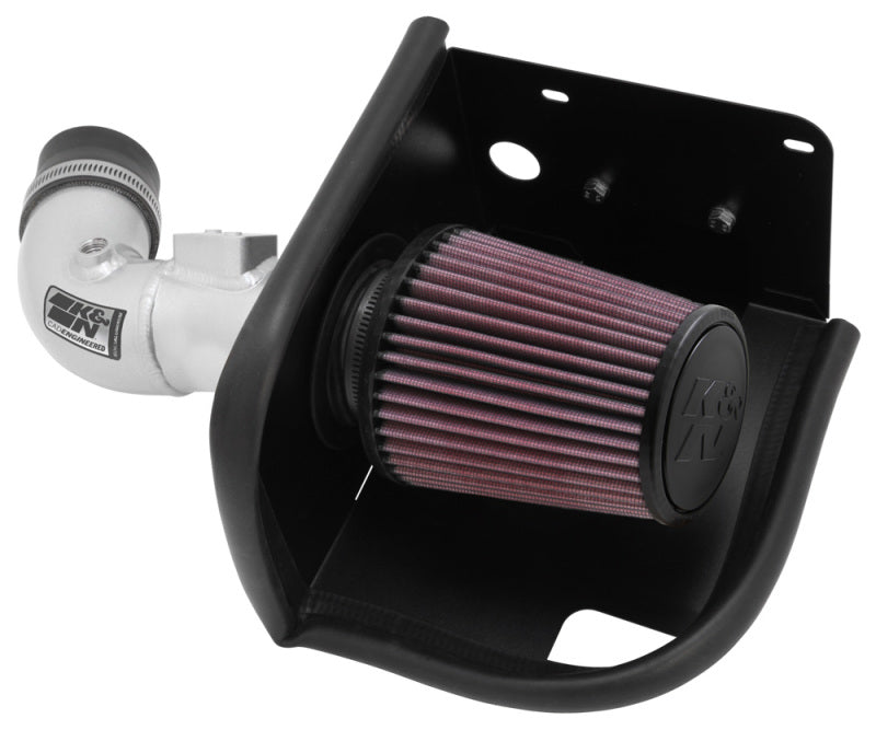 K&N 11-12 Ford Fiesta 1.6L L4 Silver Typhoon Performance Intake - Blais Performance Parts