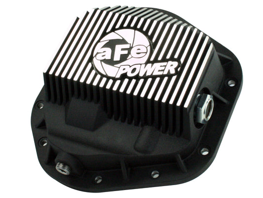 aFe Power Front Differential Cover 5/94-12 Ford Diesel Trucks V8 7.3/6.0/6.4/6.7L (td) Machined Fins - Blais Performance Parts