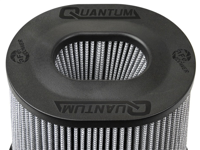 aFe Quantum Pro DRY S Air Filter Inverted Top - 5in Flange x 8in Height - Dry PDS - Blais Performance Parts