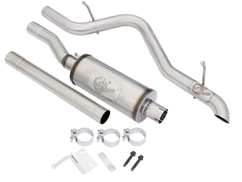 aFe MACHForce XP 2.5in SS-409 Cat-Back Exhaust 07-16 Jeep Wrangler (JK) V6-3.6L/3.8L (2-4 Door) - Blais Performance Parts