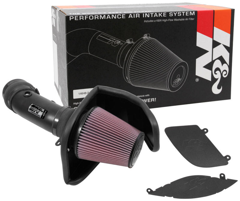 K&N 2017 Dodge Challenger Hellcat SC V8-6.2L F/l Typhoon Air Intake - Blais Performance Parts