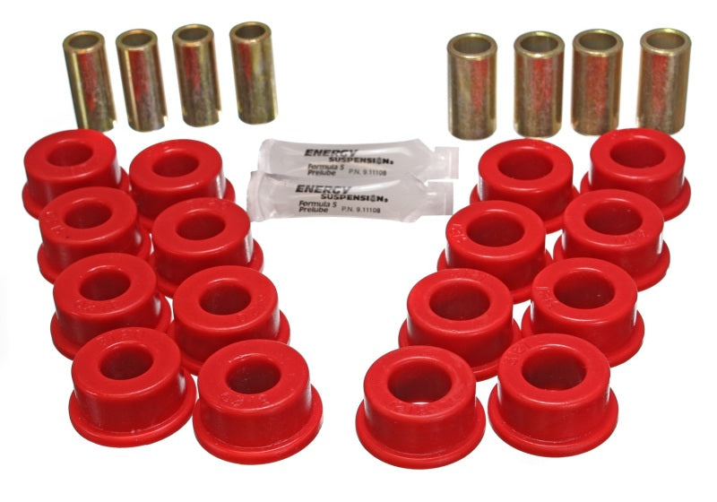 Energy Suspension 84-95 Chevy Corvette Red Rear End Control Arm Bushing Set - Blais Performance Parts