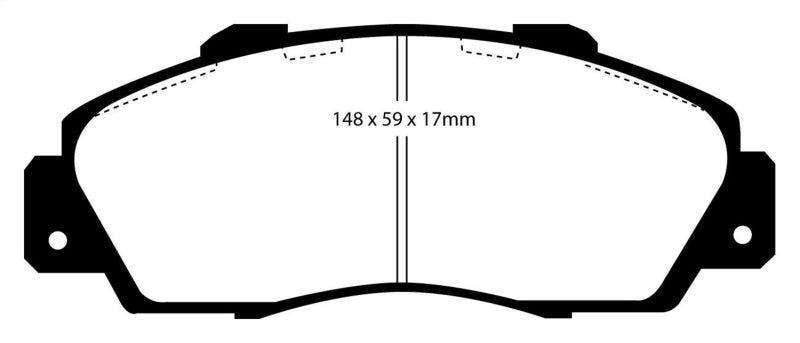 EBC 97-01 Acura Integra Type R Bluestuff Front Brake Pads - Blais Performance Parts