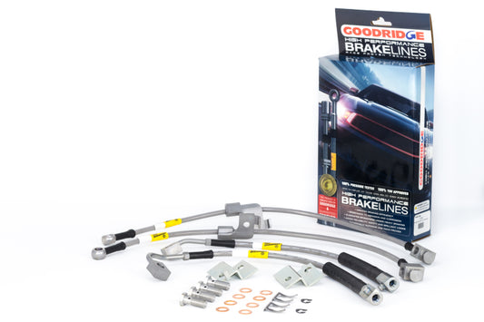 Goodridge 2015 Ford Mustang All Models G-Stop Stainless Steel Brake Lines - Blais Performance Parts