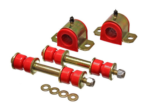 Energy Suspension 95-00 Toyota Pickup 2WD (Exc T-100/Tundra) Red 25mm Front Sway Bar Bushing Set - Blais Performance Parts