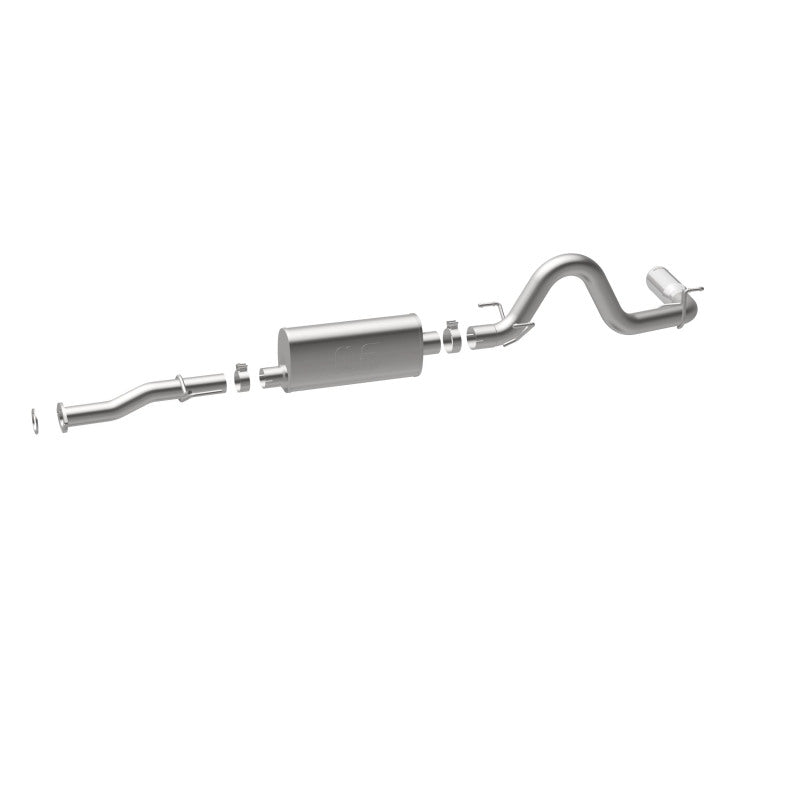 MagnaFlow Cat-Back 2016 Toyota Tacoma 3.5L V6 SS 3in Single Pass Side Exit Rear 4in Tip - Blais Performance Parts