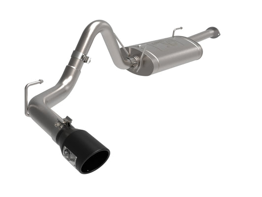 aFe 16-22 Toyota Tacoma Apollo GT Series 2.5in. - 3in. 409 SS Cat-Back Exhaust System w/ Black Tip - Blais Performance Parts