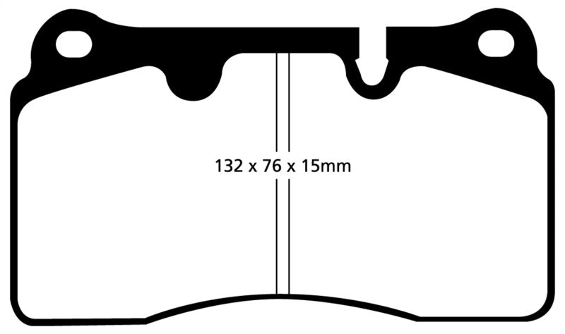 EBC 04-12 Aston Martin DB9 5.9 Yellowstuff Front Brake Pads - Blais Performance Parts