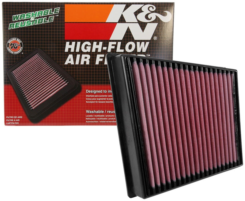 K&N 2017 Chevrolet Silverado 2500HD V8-6.6L DSL Replacement Drop In Air Filter - Blais Performance Parts