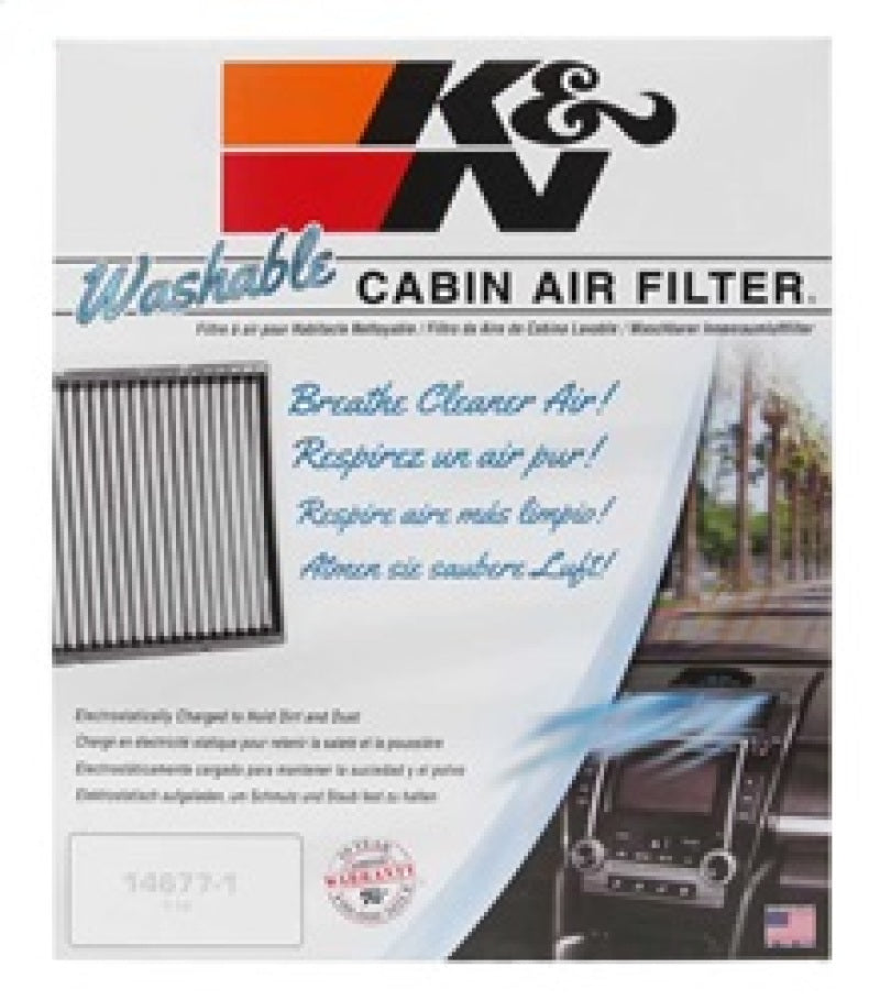 K&N 14-18 Maserati Ghibli 3.0L / 14-18 Maserati Quattroporte 3.0l/3.8L Cabin Air Filter - Blais Performance Parts