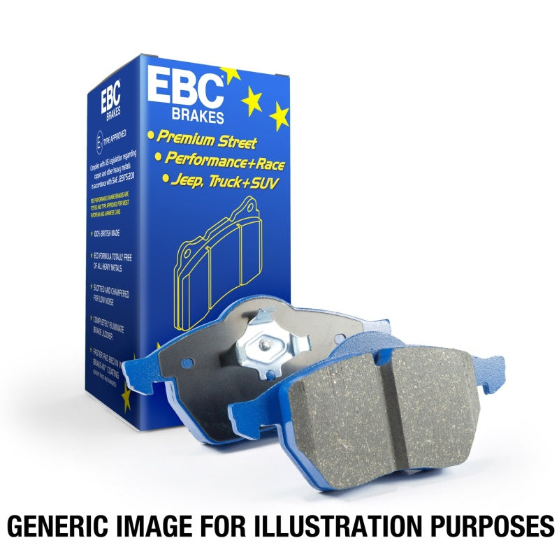 EBC 90-00 Aston Martin Vantage 5.3 (Twin Supercharged)(AP) Bluestuff Front Brake Pads - Blais Performance Parts