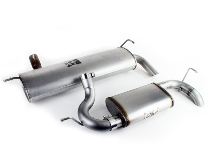 aFe MACHForce XP 07-17 Jeep Wrangler V6-3.6/3.8L 409 SS 2.5in Axle-Back Exhaust - Blais Performance Parts