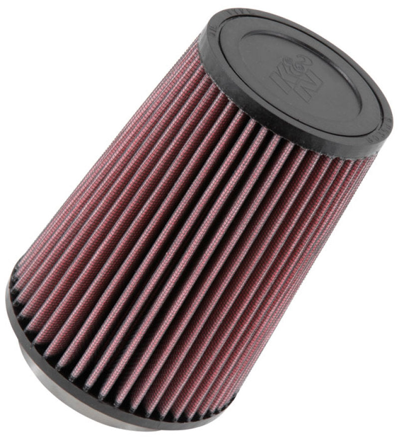 K&N Universal Rubber Filter Round Tprd 3.313in Flange ID x 4.75in Base OD x 3.5in Top OD x 6.5in H - Blais Performance Parts