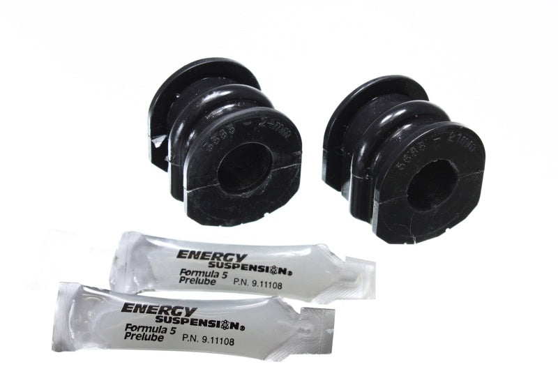 Energy Suspension 03-07 Infiniti G-35 Coupe RWD / 02-09 350Z Black 21mm Rear Sway Bar Frame Bushings - Blais Performance Parts