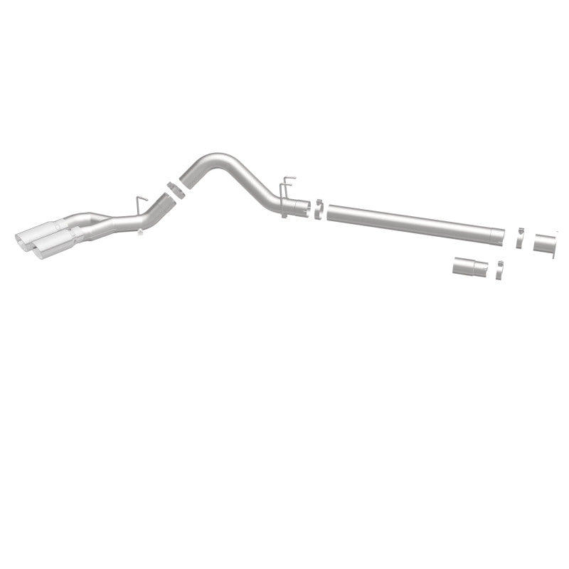 MagnaFlow 08-17 Ford F-250/F-350/F-450 4.6L/6.7 DPF-Back SS 4in Dual Single Passenger Side Rear Exit - Blais Performance Parts