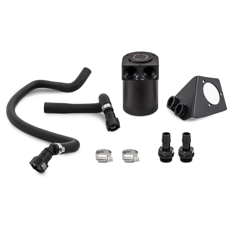 Mishimoto 2020+ Chevrolet Corvette C8 Baffled Oil Catch Can Kit (PCV Side) - Black - Blais Performance Parts