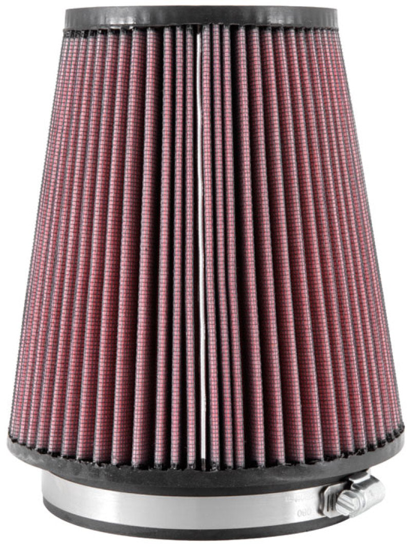 K&N Filter Universal Rubber Filter 5 inch Flange 6 1/2 inch Base 4 3/8 inch Top 7 inch Height - Blais Performance Parts