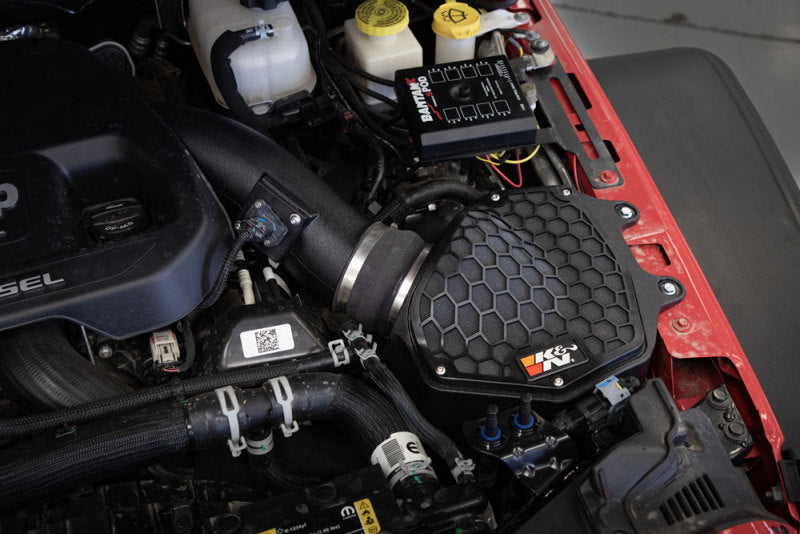 K&N 20-21 Jeep Wrangler V6-3.0L DSL Aircharger Performance Intake - Blais Performance Parts