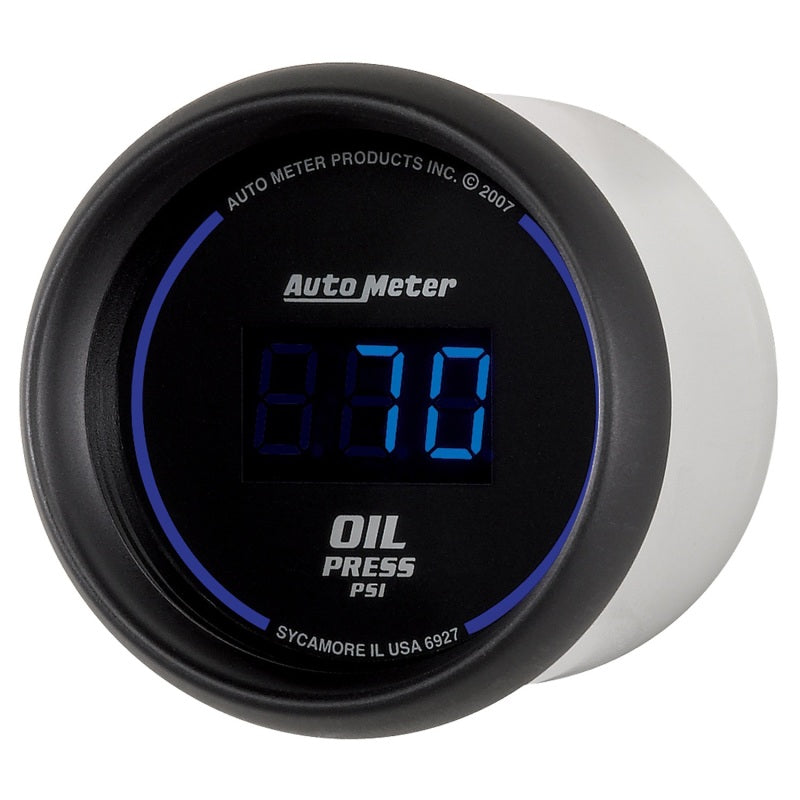 Autometer Cobalt Digital 52.4mm Black 0-100psi Oil Pressure Gauge - Blais Performance Parts