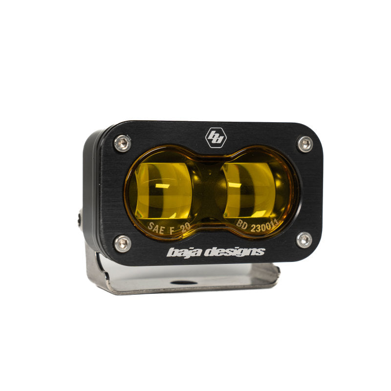 Baja Designs Universal S2 SAE Spot LED (Pair) - Amber - Blais Performance Parts