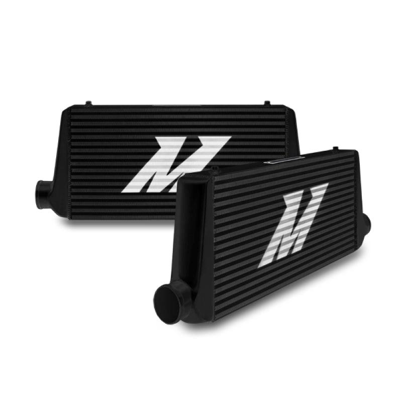 Mishimoto Universal Black R Line Intercooler Overall Size: 31x12x4 Core Size: 24x12x4 Inlet / Outlet - Blais Performance Parts