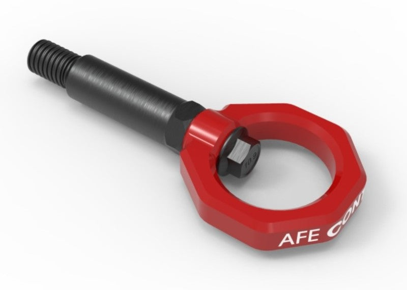 aFe Control Front Tow Hook Red BMW F-Chassis 2/3/4/M - Blais Performance Parts