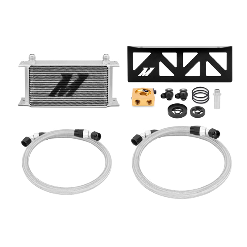 Mishimoto 13+ Subaru BRZ/Scion FR-S Thermostatic Oil Cooler Kit - Silver - Blais Performance Parts