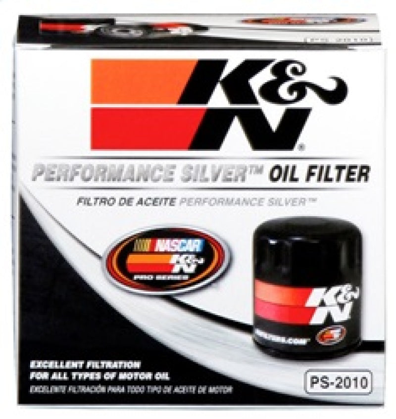 K&N Oil Filter for Ford/Lincoln/Mercury/Mazda/Chrysler/Dodge/Jeep/Cadillac/Ram 3.656in OD x 4in H - Blais Performance Parts