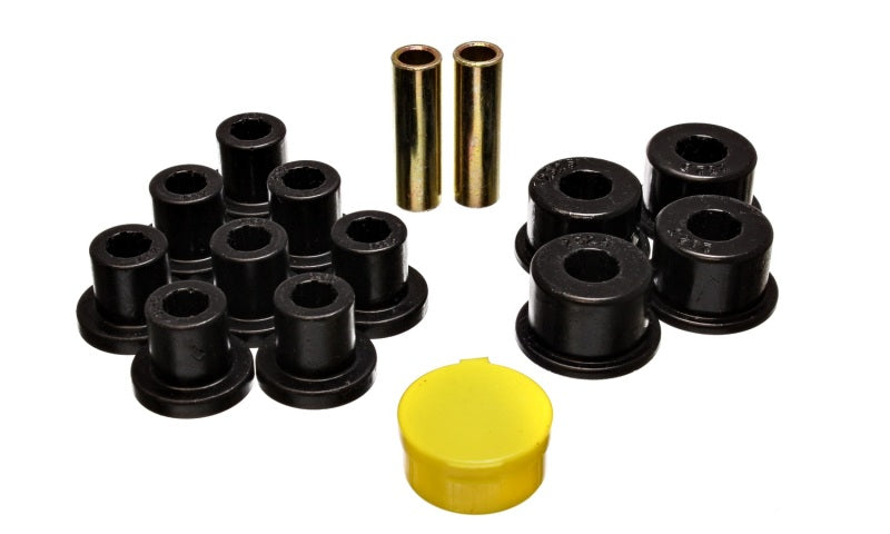 Energy Suspension 6/74-80 MG MGB Black Rear Leaf Spring Bushing Set - Blais Performance Parts