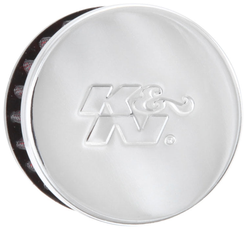 K&N 1in Flange ID x 2in OD x 1.5 inch H Rubber Base Crankcase Vent Filter - Blais Performance Parts