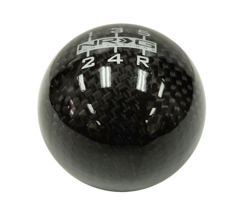 NRG Universal Ball Style Shift Knob (No Logo) - Heavy Weight - Black Carbon Fiber - Blais Performance Parts