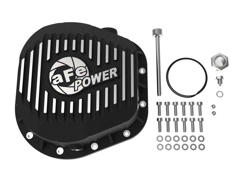 aFe Power Cover Diff Rear Machined COV Diff R Ford Diesel Trucks 86-11 V8-6.4/6.7L (td) Machined - Blais Performance Parts