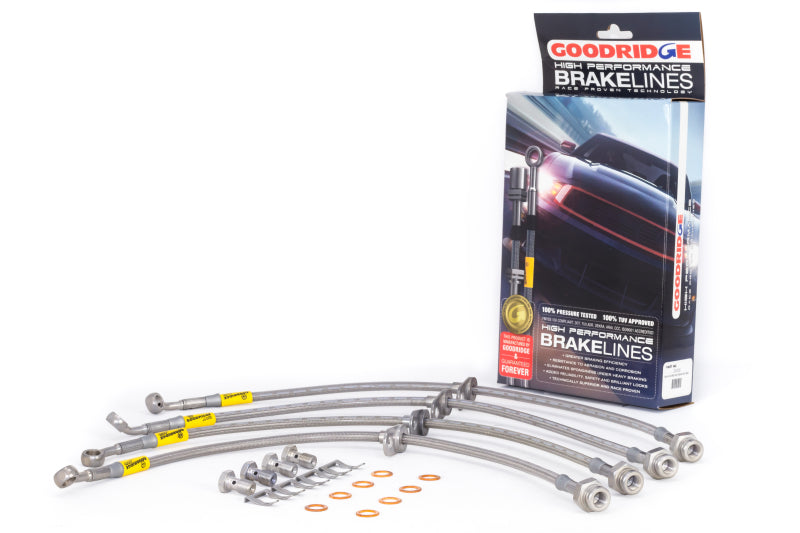 Goodridge 03+ Honda Accord w/ Rear Disc Brake Lines - Blais Performance Parts