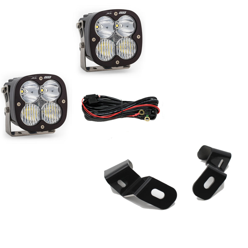 Baja Designs 2019+ Ram 2500/3500 XL 80 Driving Combo A-Pillar Kit - Clear - Blais Performance Parts