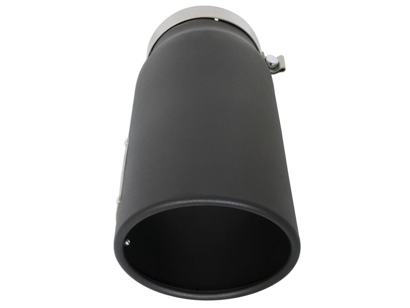 aFe Power MACH Force-Xp 5in In x 6in Out x 15in L Bolt-On 409 SS Exhaust Tip - Black - Blais Performance Parts