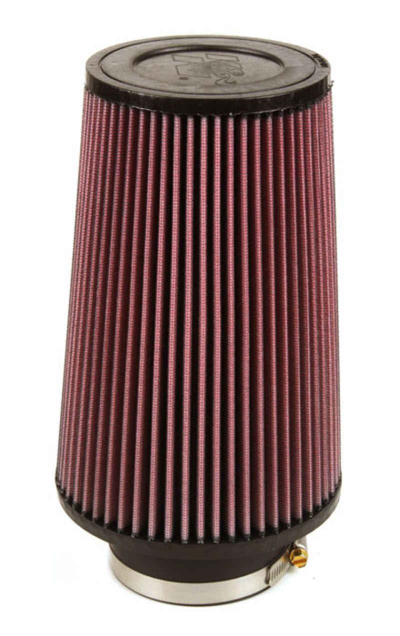 K&N Universal Rubber Filter 3 1/2inch ID FLG / 6inch Base / 4-5/8inch Top / 9inch Height - Blais Performance Parts