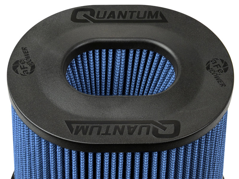 aFe Quantum Pro-5 R Air Filter Inverted Top - 5in Flange x 9in Height - Oiled P5R - Blais Performance Parts