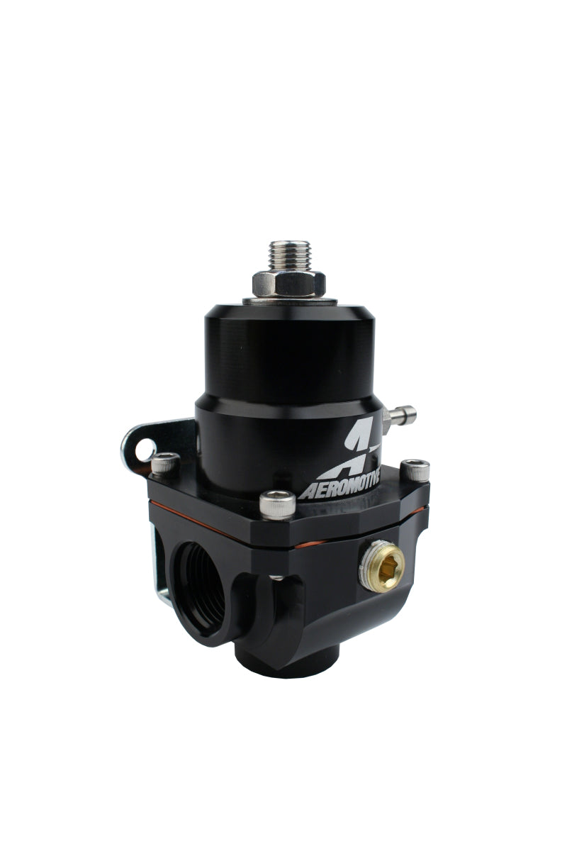 Aeromotive Adjustable Regulator - 3-15PSI - .313 Valve - (2) -08 Inlets/ -08 Return - Blais Performance Parts