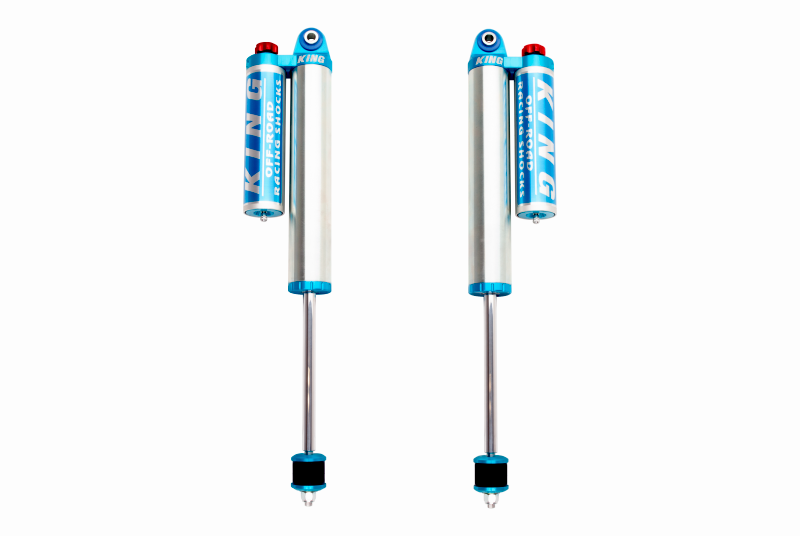 King Shocks 2014+ Ram 2500 4WD Rear 2.5 Dia Piggyback Reservoir Shock w/Adjuster (Pair) - Blais Performance Parts