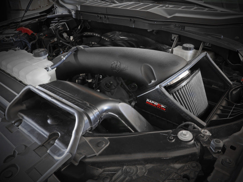 aFe Rapid Induction Cold Air Intake System w/Pro DRY S Filter 2021+ Ford F-150 V8-5.0L - Blais Performance Parts