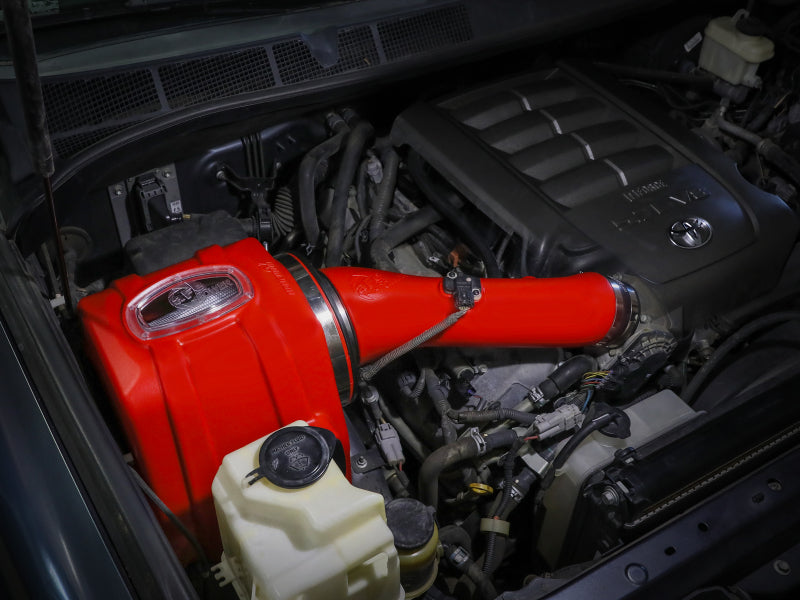 aFe 07-21 Toyota Tundra V8 5.7L Momentum GT Red Edition Cold Air Intake System w/ Pro DRY S Filter - Blais Performance Parts