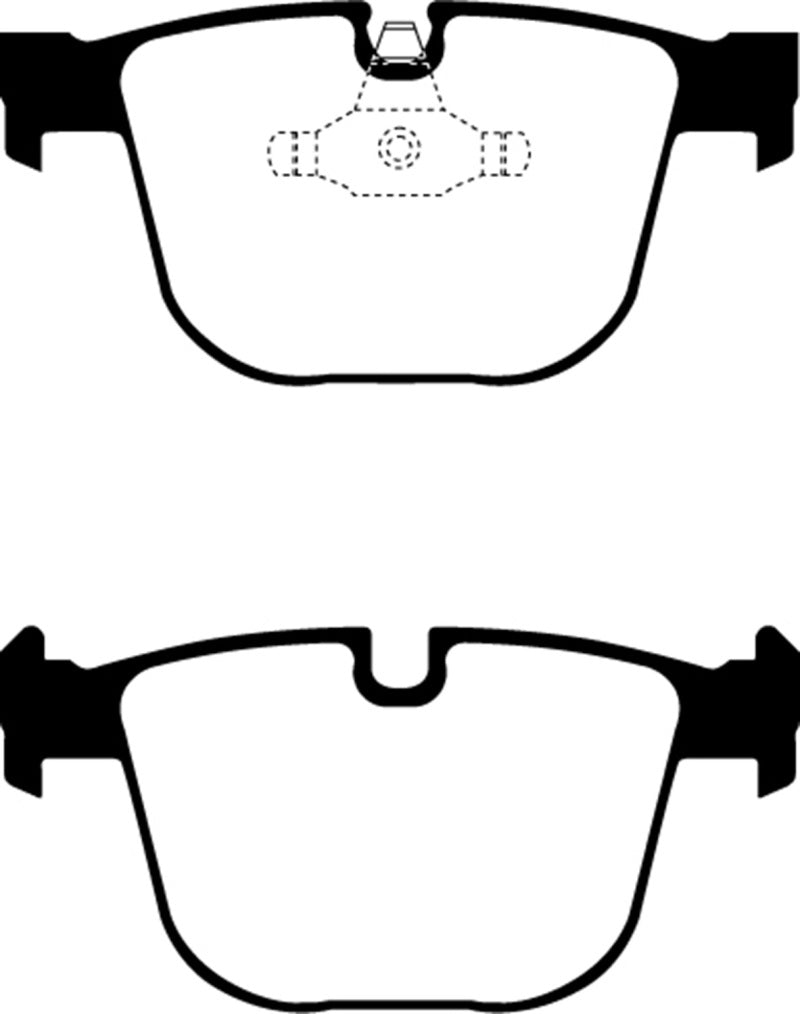 EBC 08-10 BMW M3 4.0 (E90) Yellowstuff Rear Brake Pads - Blais Performance Parts