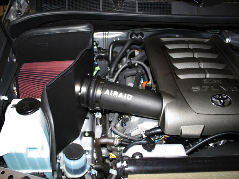 Airaid 07-14 Toyota Tundra/Sequoia 4.6L/5.7L V8 CAD Intake System w/ Tube (Dry / Red Media) - Blais Performance Parts