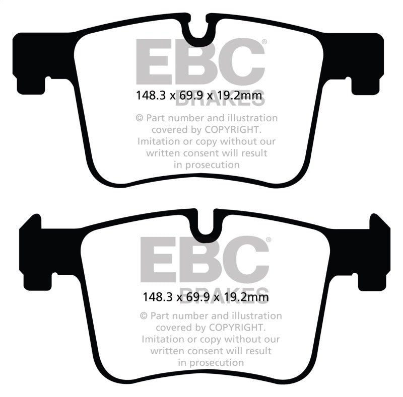 EBC 11+ BMW X3 2.0 Turbo (F25) Redstuff Front Brake Pads - Blais Performance Parts