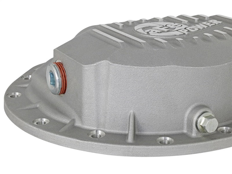 afe Front Differential Cover (Raw; Street Series); Dodge Diesel Trucks 03-12 L6-5.9/6.7L (td) - Blais Performance Parts