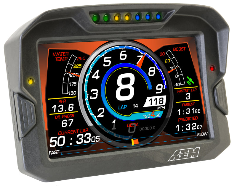 AEM CD-7 Non Logging Race Dash Carbon Fiber Digital Display (CAN Input Only) - Blais Performance Parts